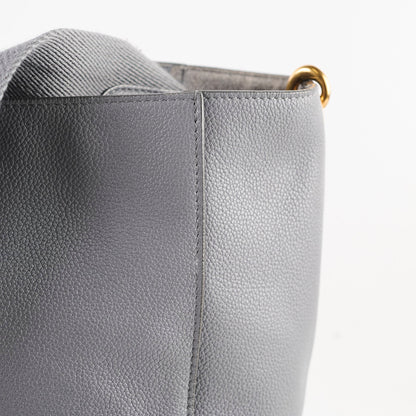 Celine Sangle Grey Bucket Tote - photo 6