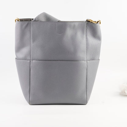 Celine Sangle Grey Bucket Tote - photo 2