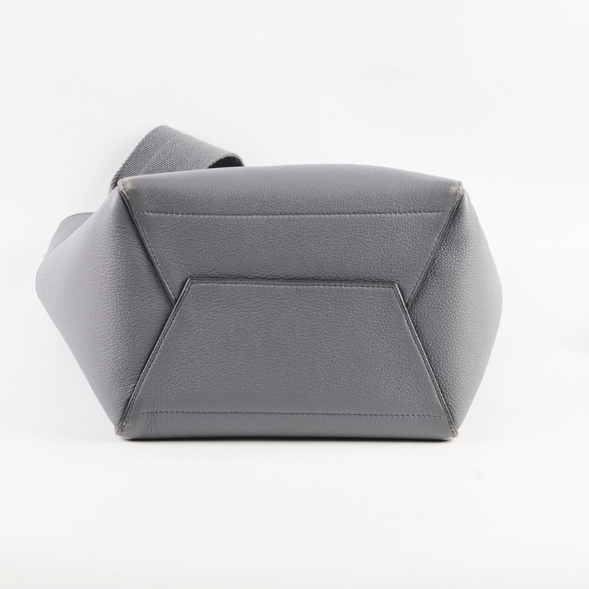 Celine Sangle Grey Bucket Tote - photo 3