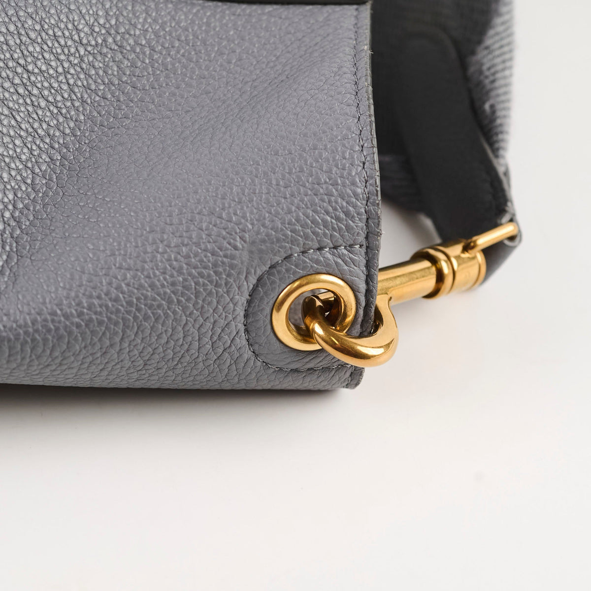Celine Sangle Grey Bucket Tote - photo 7