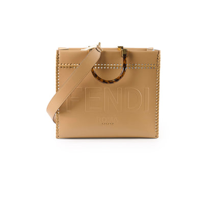 Fendi Sunshine Shopper Tote Beige Medium - photo 1