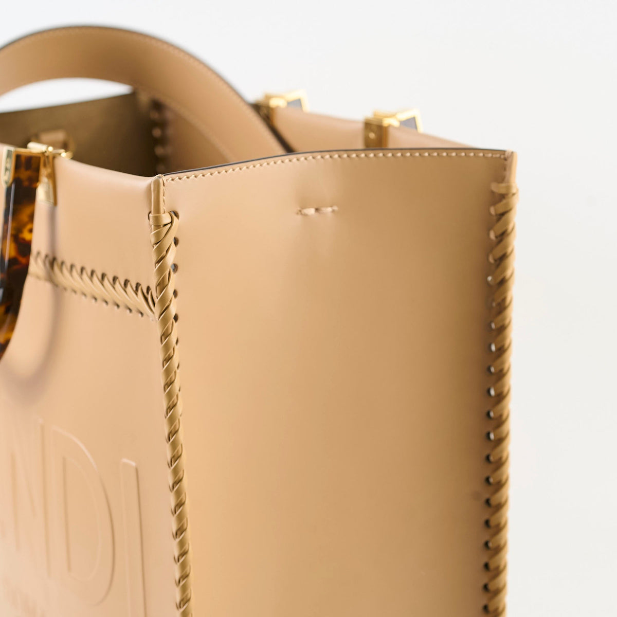 Fendi Sunshine Shopper Tote Beige Medium - photo 5