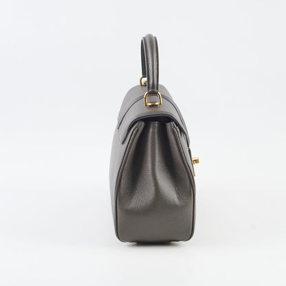 Celine 16 Small Grained Leather Grey - photo 2