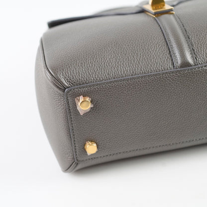 Celine 16 Small Grained Leather Grey - photo 5