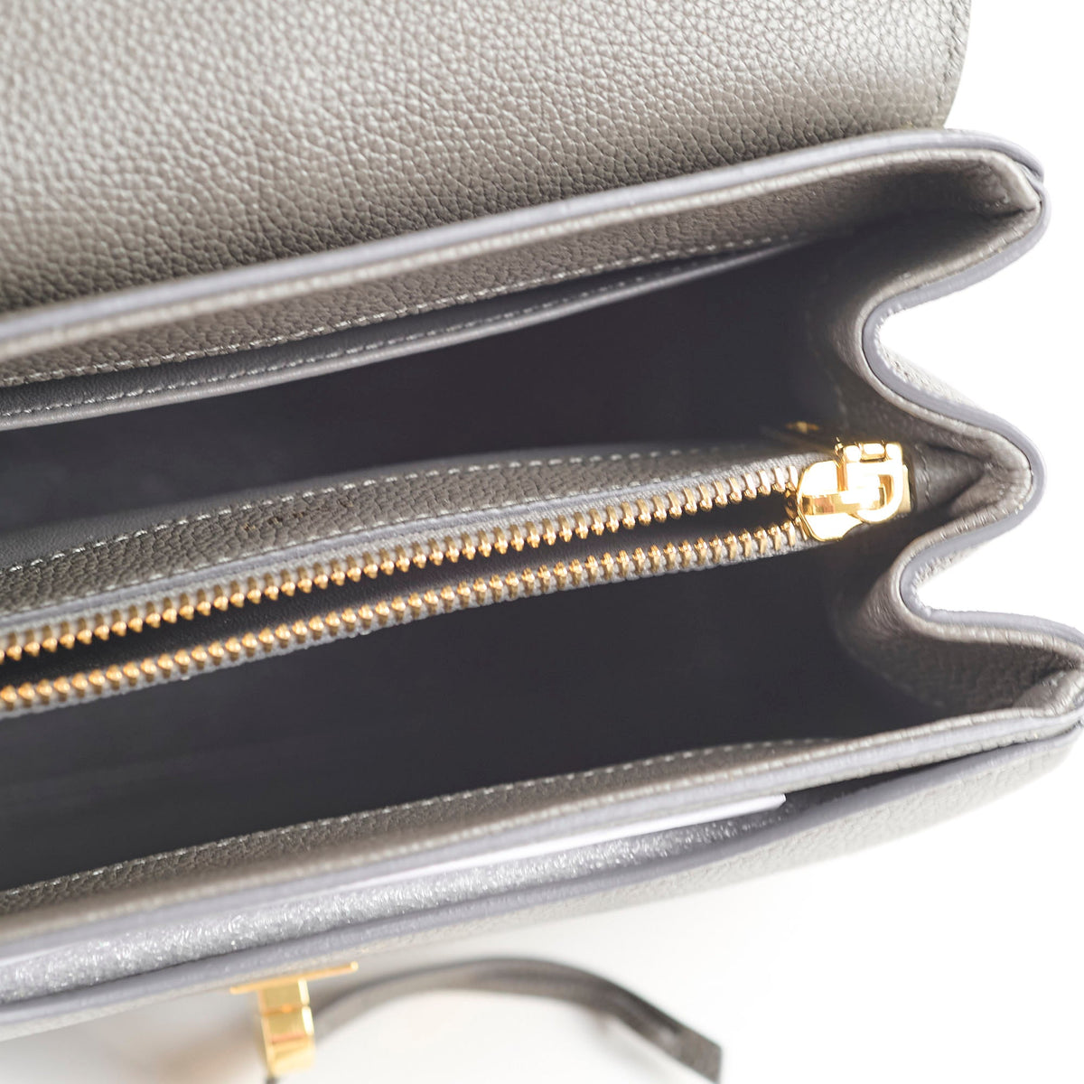 Celine 16 Small Grained Leather Grey - photo 9