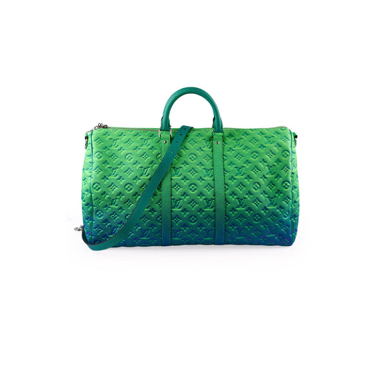 Louis Vuitton Keepall 50 Illusion Blue and Green Virgil - photo 1