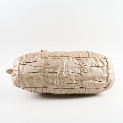 Prada Metallic Shoulder Bag Gold - photo 4
