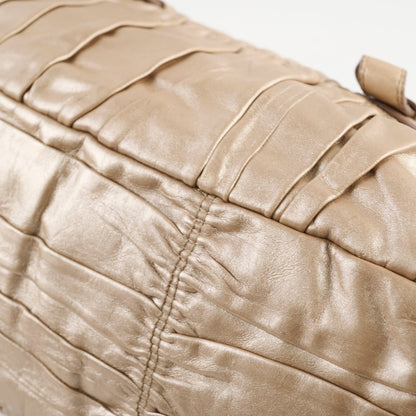 Prada Metallic Shoulder Bag Gold - photo 7