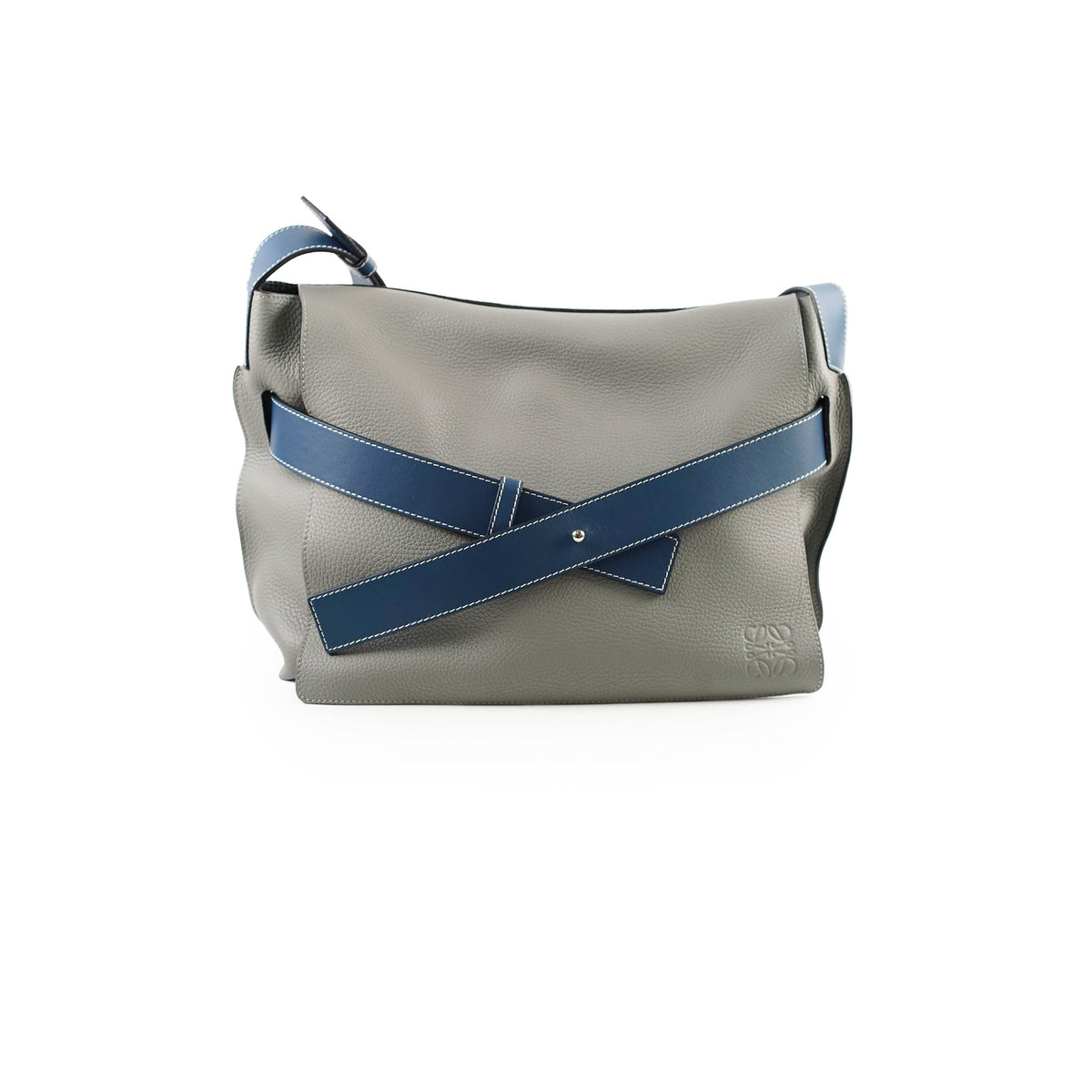 Loewe Men Messenger Bag Dust Blue - photo 1