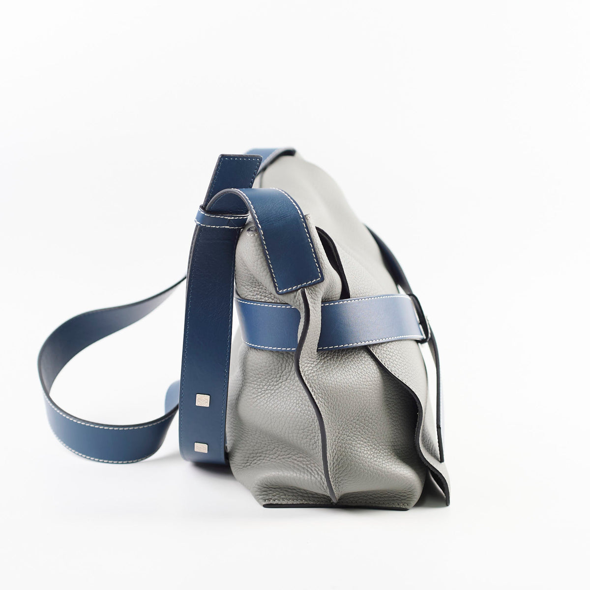 Loewe Men Messenger Bag Dust Blue - photo 3