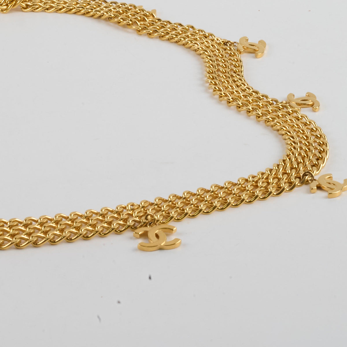 Chanel Gold Belt Size 70 - photo 6