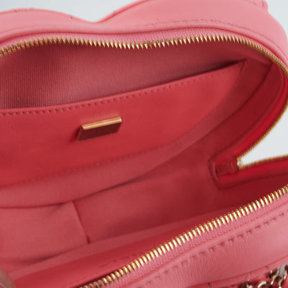 Chanel Heart Large Belt Bag Pink (Microchipped) - photo 5