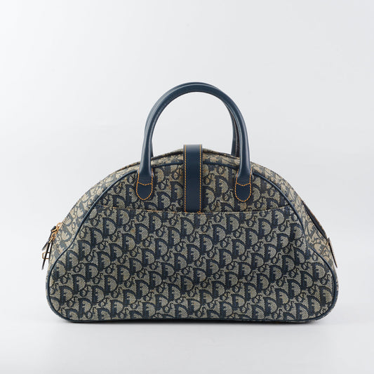 Dior Trotter Boston Bag Navy - photo 2