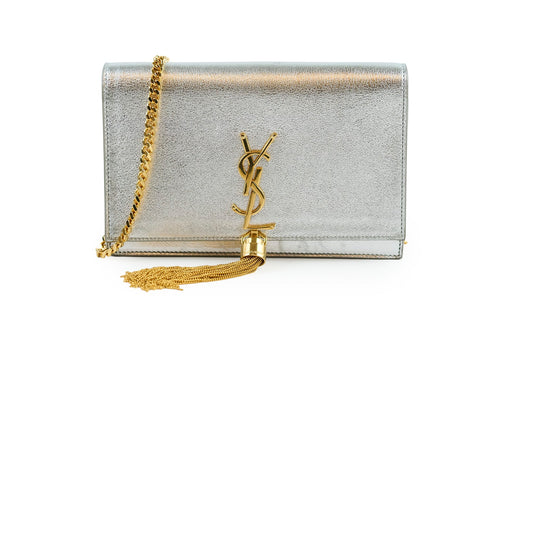 Saint Laurent Kate WOC Silver - photo 1