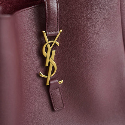 Saint Laurent Le 6 A7 Shoulder Bag Burgundy - photo 11