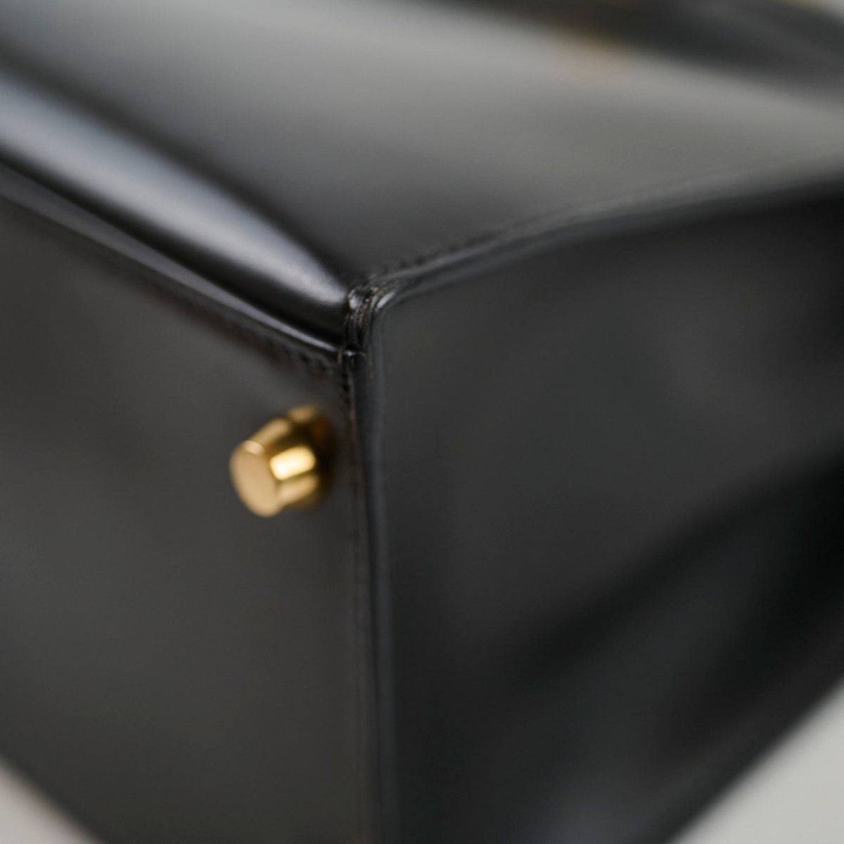 Hermes Kelly 28 Black Box Leather D Square Stamp - photo 11