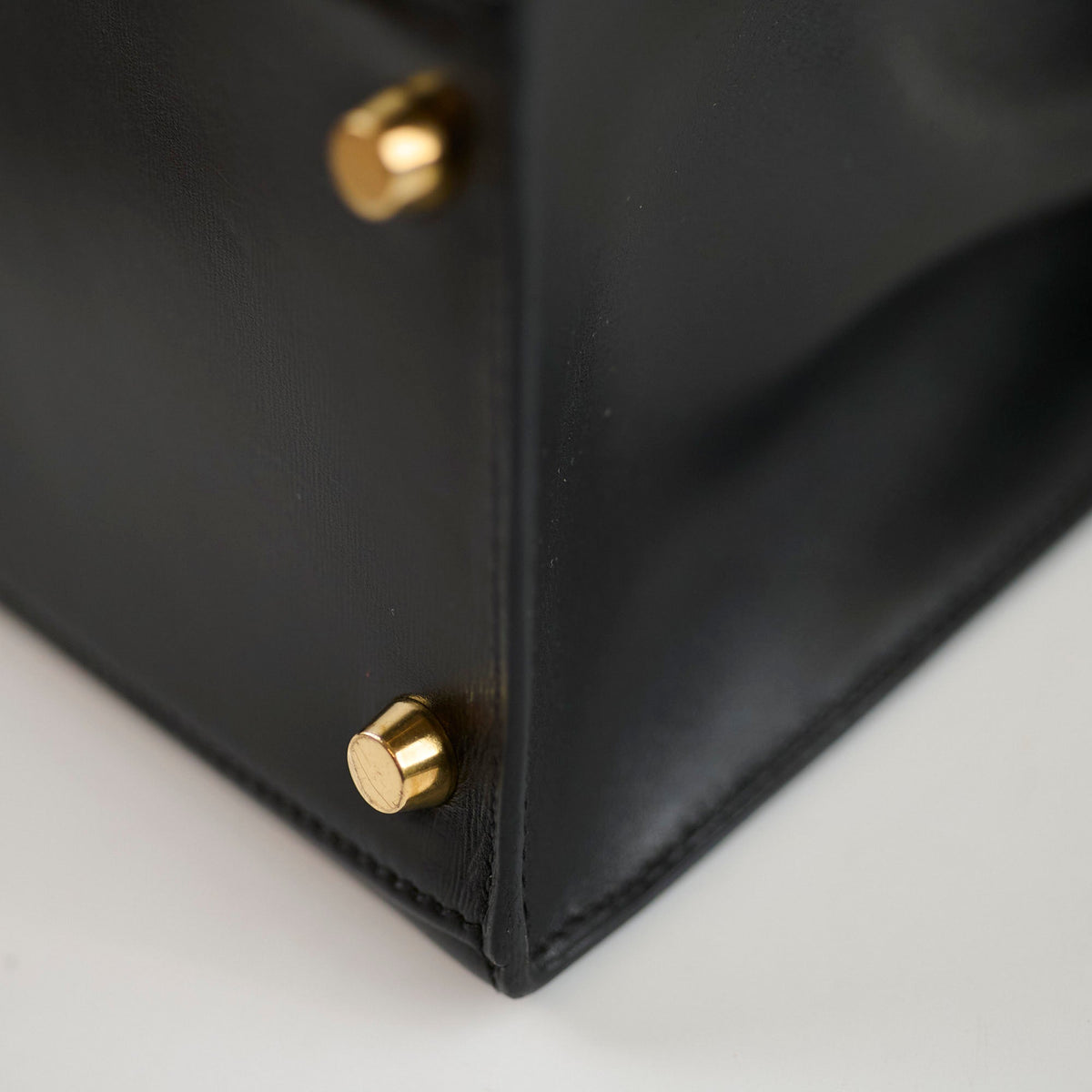 Hermes Kelly 28 Black Box Leather D Square Stamp - photo 10