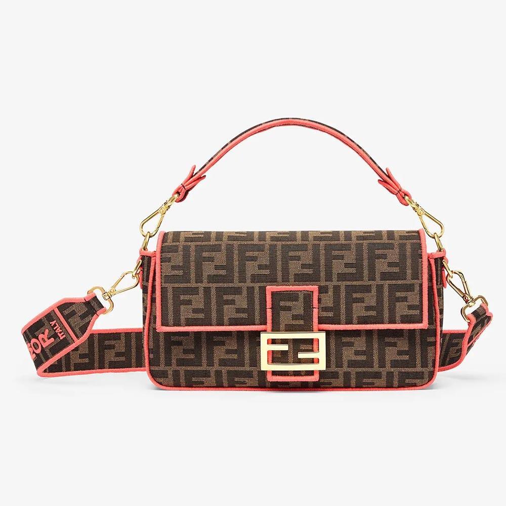 BAGUETTE Fendi Roma/Amor Fabric Bag - image 1