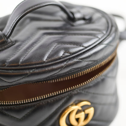 Gucci Marmont Mini Backpack Black - photo 9