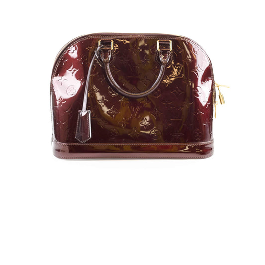 Louis Vuitton Alma PM Vernis - Amarante - photo 1