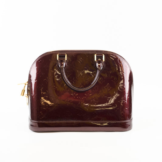 Louis Vuitton Alma PM Vernis - Amarante - photo 2