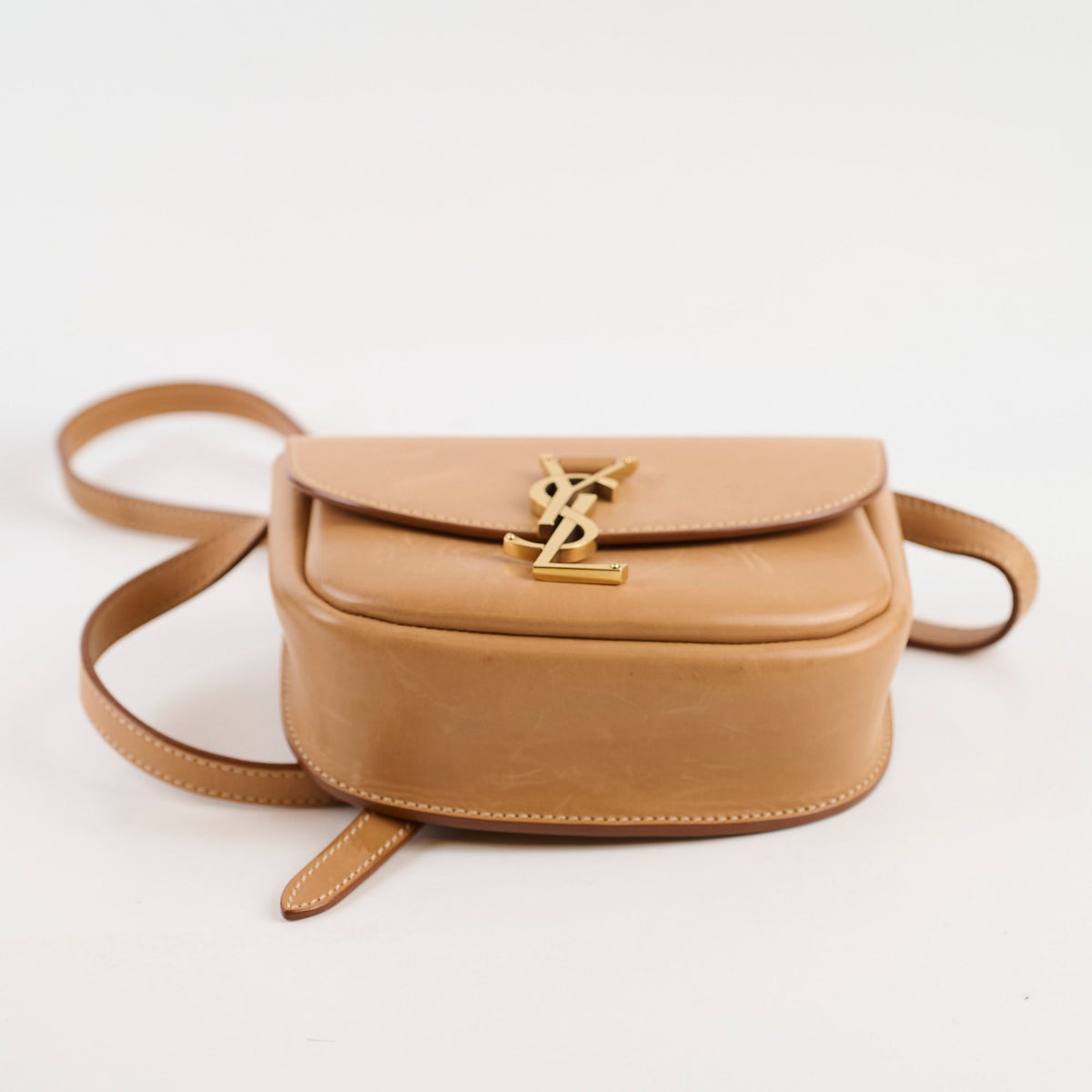 Saint Laurent Small Kaia Crossbody Bag Light Brown - photo 3