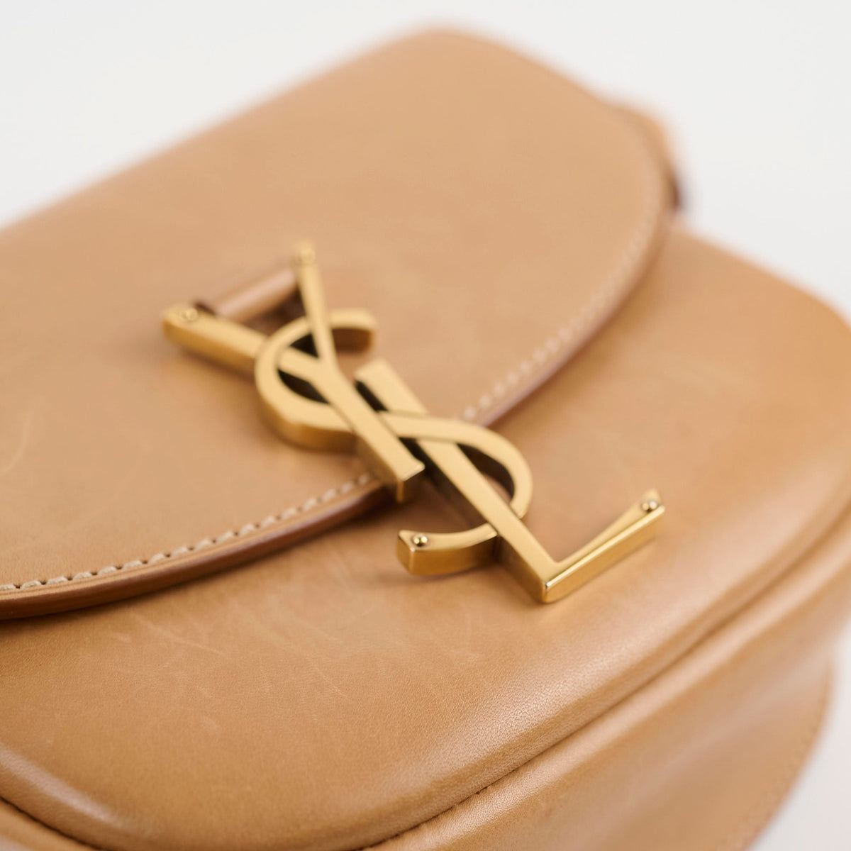 Saint Laurent Small Kaia Crossbody Bag Light Brown - photo 10