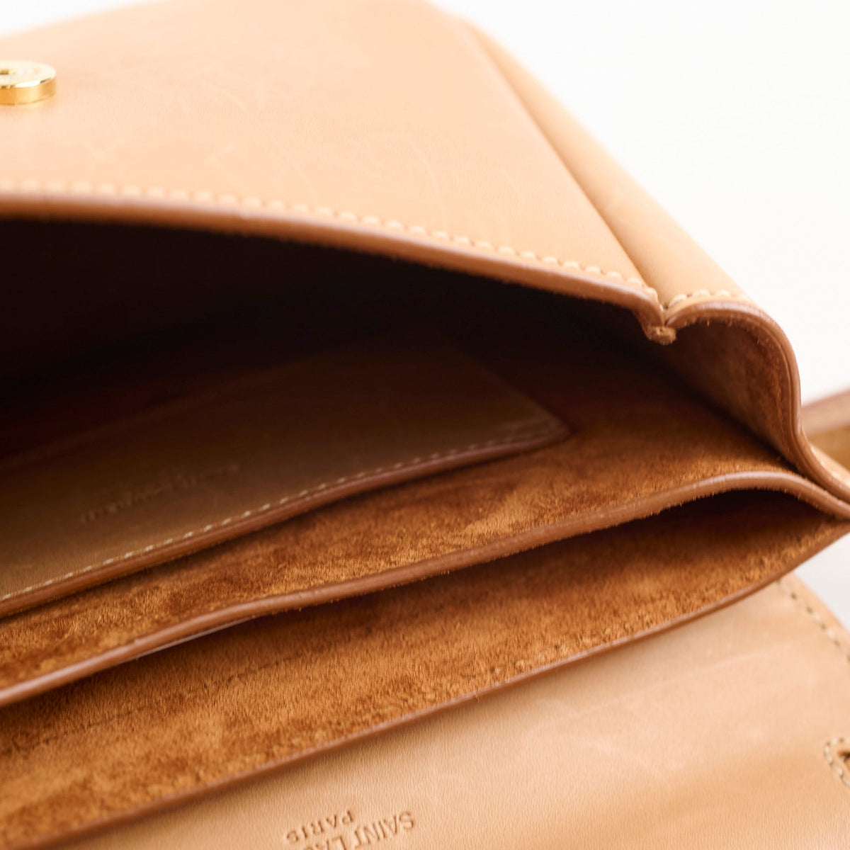 Saint Laurent Small Kaia Crossbody Bag Light Brown - photo 8