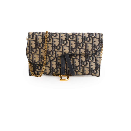 Christian Dior Dior Long Saddle Wallet on Chain - photo 1