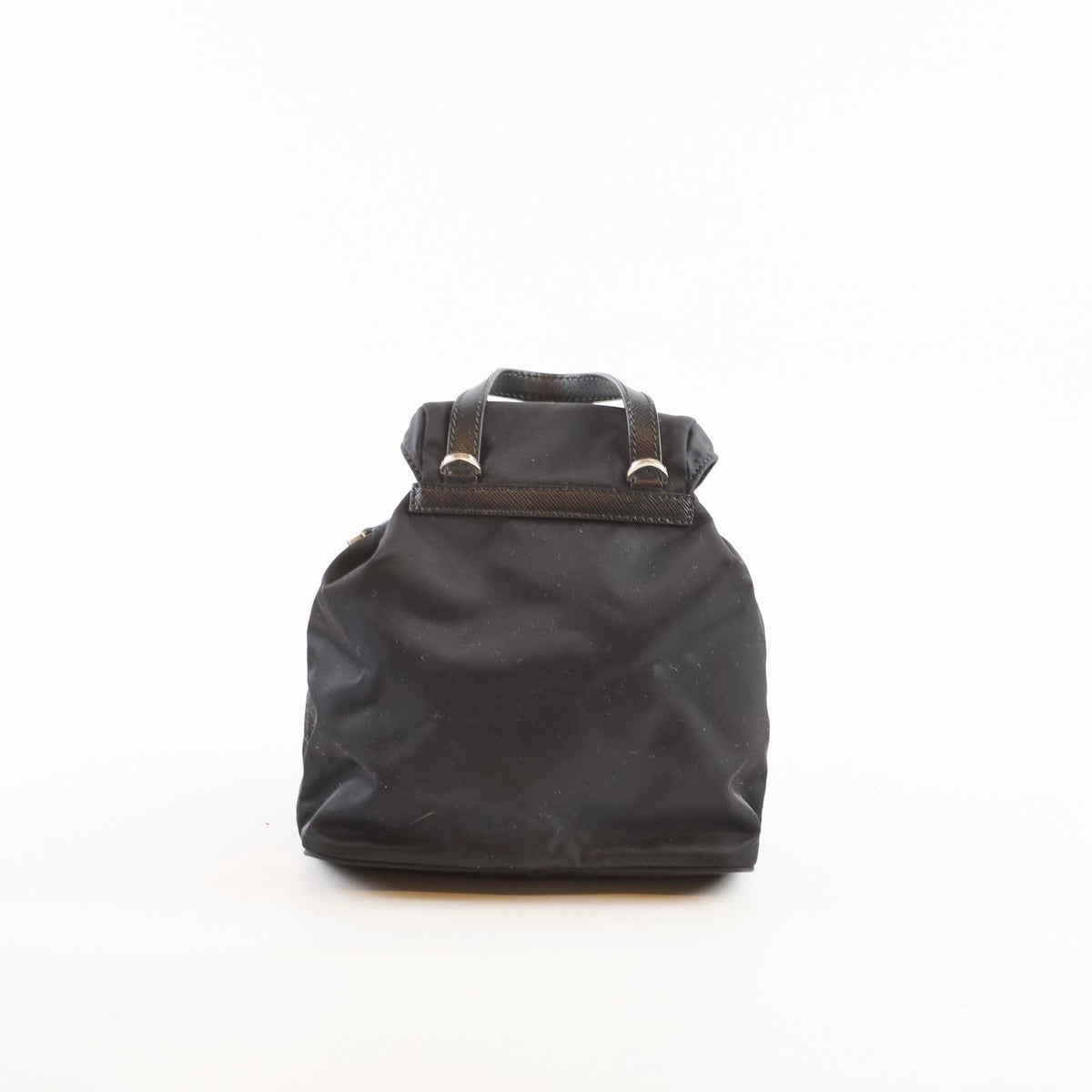 Prada Mini Nylon Chain Backpack Black - photo 2