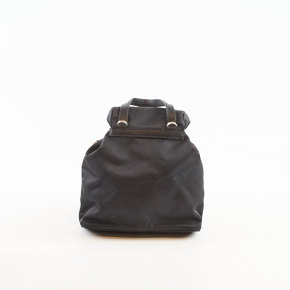 Prada Mini Nylon Chain Backpack Black - photo 2