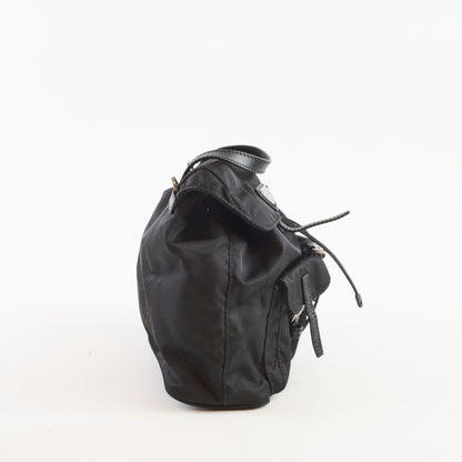 Prada Mini Nylon Chain Backpack Black - photo 3