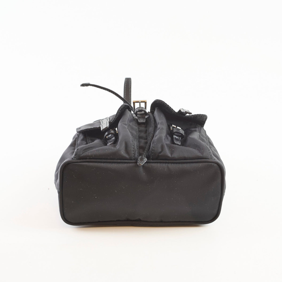 Prada Mini Nylon Chain Backpack Black - photo 4