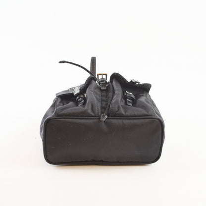 Prada Mini Nylon Chain Backpack Black - photo 4