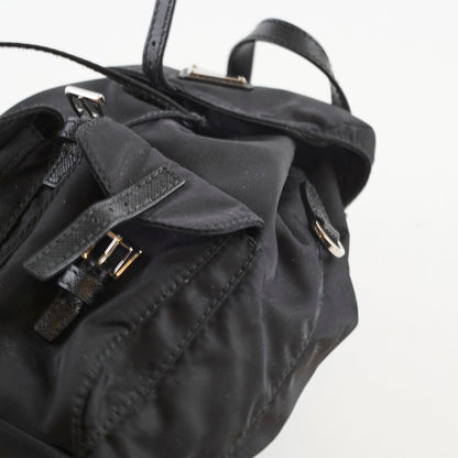 Prada Mini Nylon Chain Backpack Black - photo 5