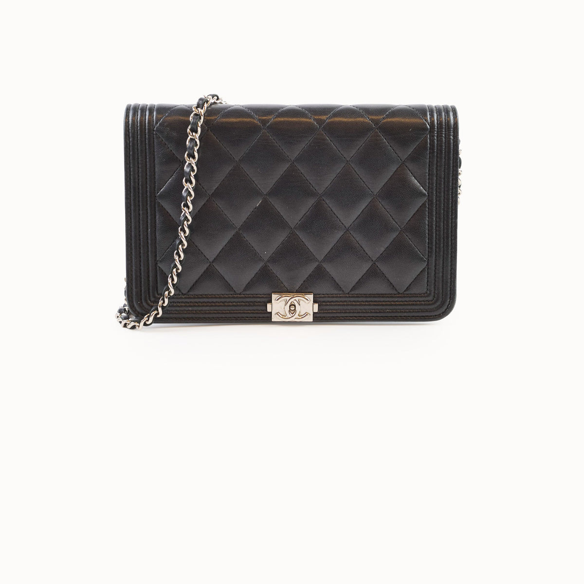 Chanel Boy WOC Quilted Lambskin Black - photo 1