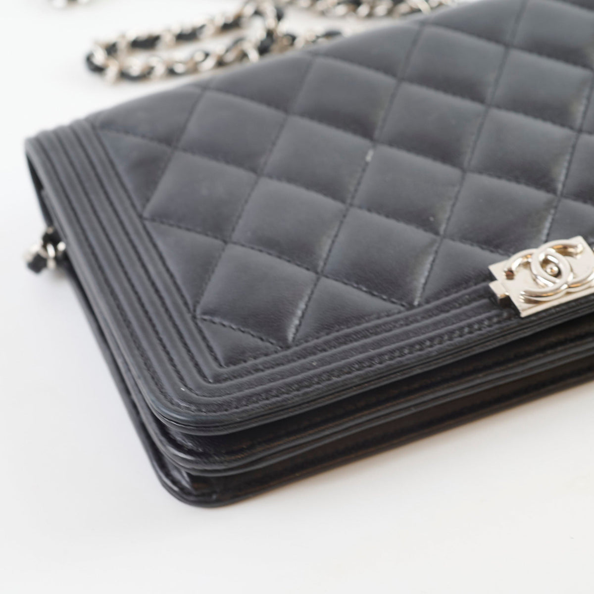 Chanel Boy WOC Quilted Lambskin Black - photo 12