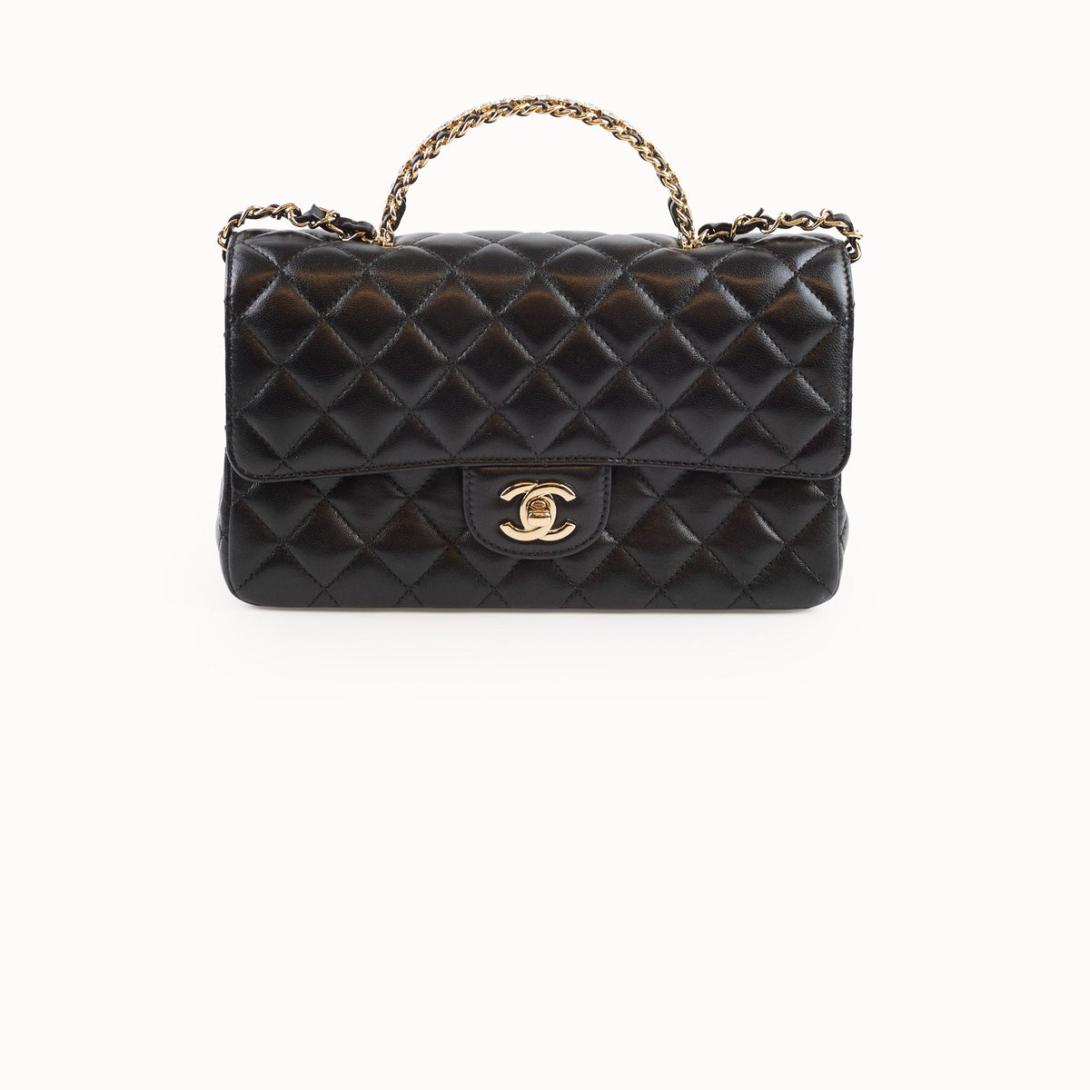 Chanel Small Crystal Top Handle Flap - photo 1