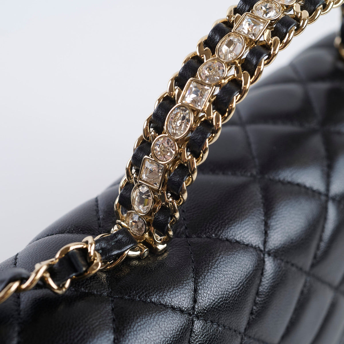 Chanel Small Crystal Top Handle Flap - photo 8