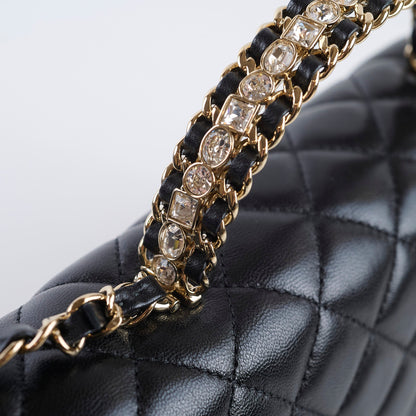 Chanel Small Crystal Top Handle Flap - photo 8