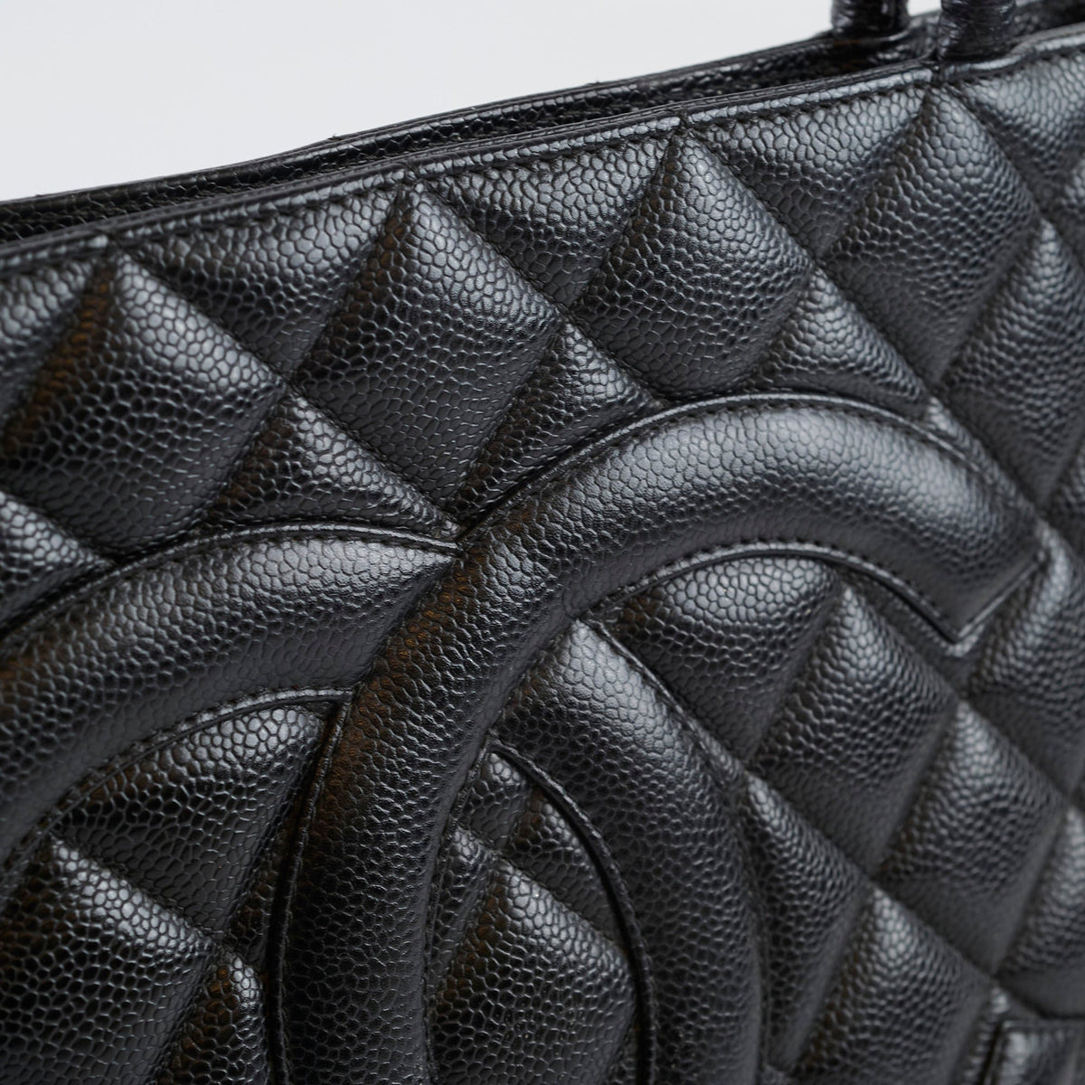 Chanel Medallion Tote Black Caviar 24K Gold - photo 13