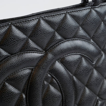 Chanel Medallion Tote Black Caviar 24K Gold - photo 13
