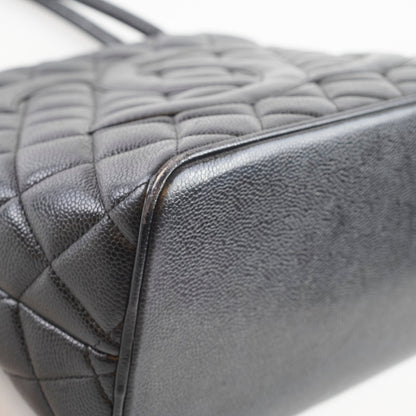 Chanel Medallion Tote Black Caviar 24K Gold - photo 10