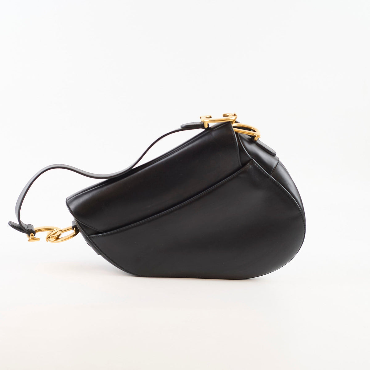 Christian Dior Medium Saddle Leather Black - photo 2