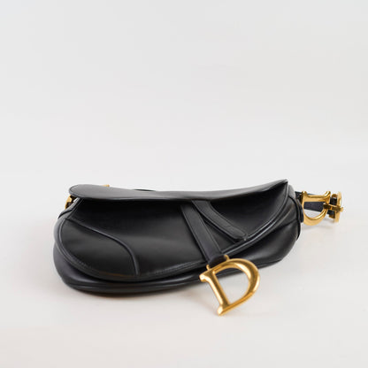 Christian Dior Medium Saddle Leather Black - photo 4