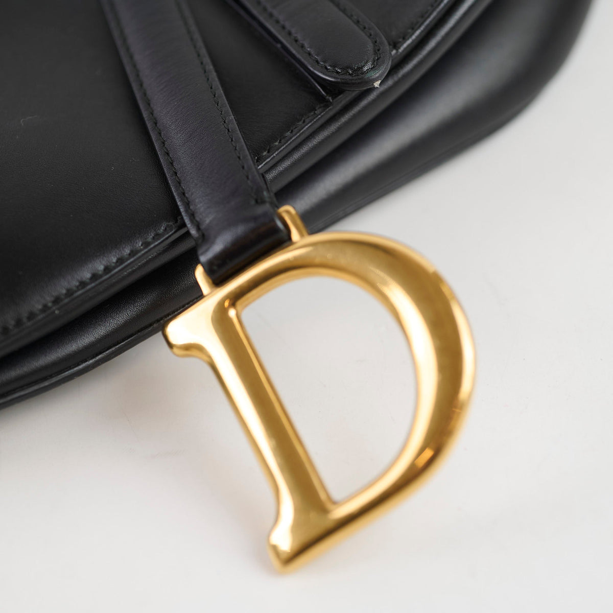 Christian Dior Medium Saddle Leather Black - photo 11