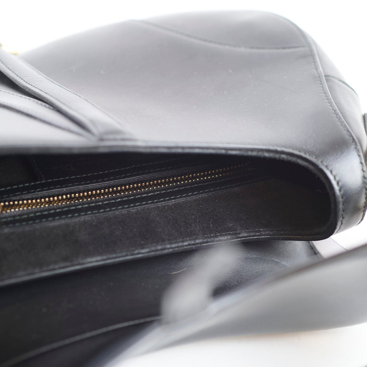 Christian Dior Medium Saddle Leather Black - photo 9