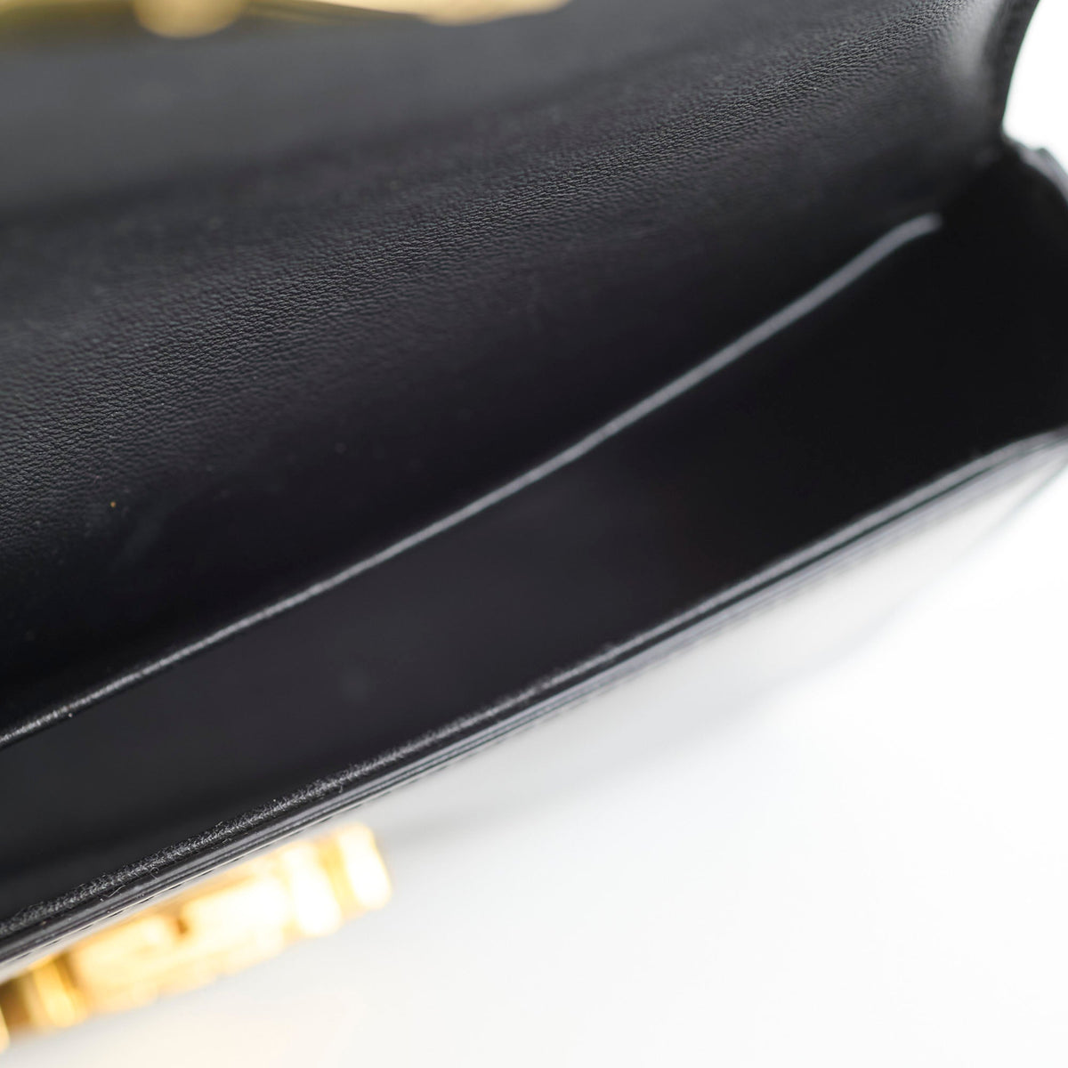 Celine Triomphe Shoulder Bag Leather Black - photo 7