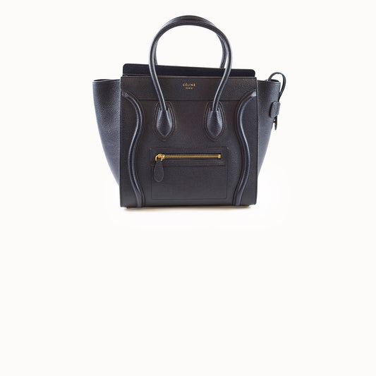 Celine Micro Luggage Navy - photo 1