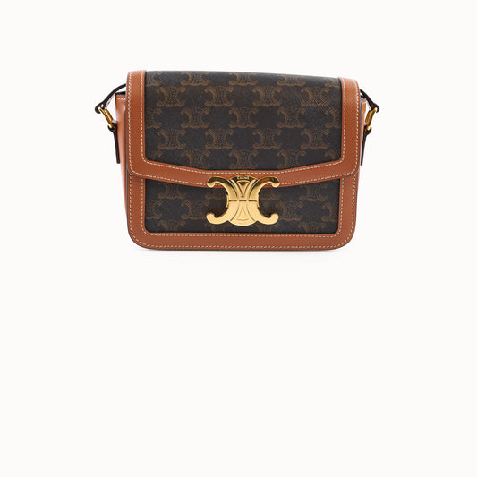 Celine Teen Triomphe Canvas Brown - photo 1